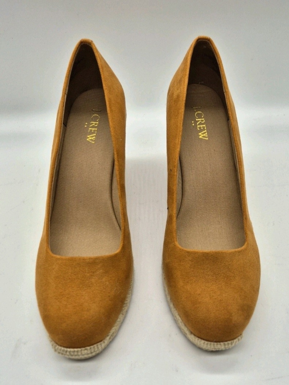 J. Crew Shoes Women’s Espadrille Wedges Sueded Size 7 Pale Clay Brown Shoes - Picture 8 of 13